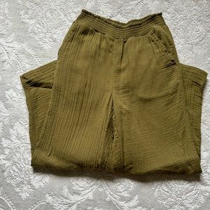 Gap Olive green wide leg